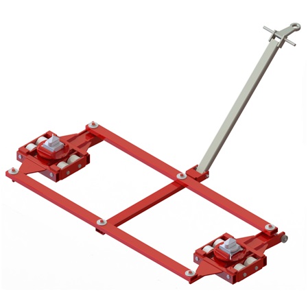 Image of the TL20-c steerable transport cart from GKS-Perfekt