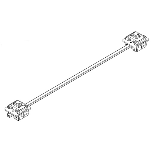 Exploded view of the GKS FL20-c transport undercarriage, 20-metric-ton load capacity