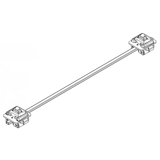 Exploded view of the GKS FL6-c transport chassis, 6-metric-ton load capacity