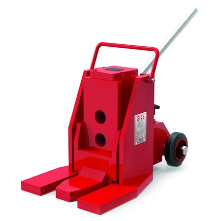 Image of the G10 hydraulic lift / machine jack with a 10-metric-ton load capacity