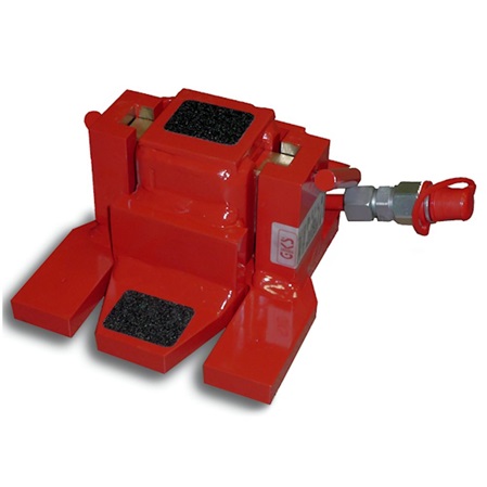 Image of the V5KK-EX hydraulic lift / machine jack with a 5-metric-ton load capacity