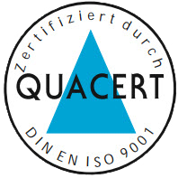 An image of the ISO 9001 certification mark